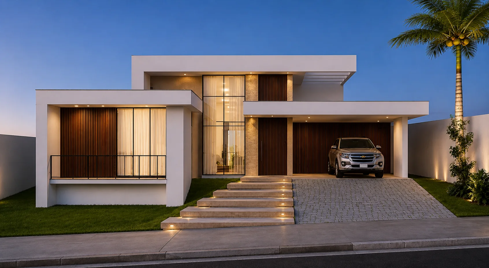 Projeto residencial contemporâneo